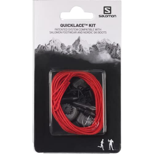 Salomon Quicklace Kit Pezzi Di Ricambio, Red, 42 2/3