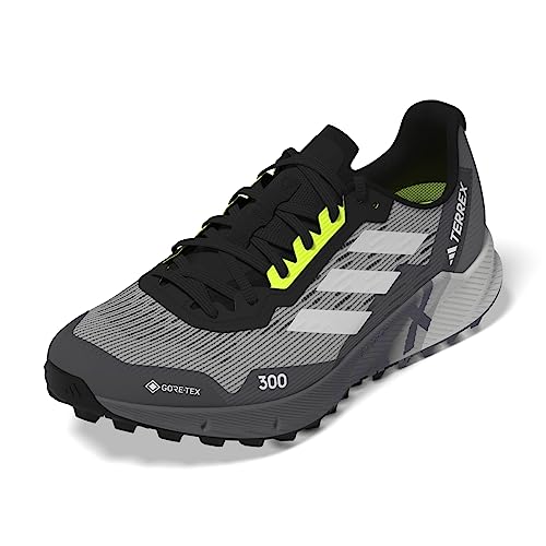Adidas Terrex Agravic Flow 2 Gtx W, Shoes-Low (Non Football) Donna, Wonder Silver/Crystal White/Lucid Lemon, 36 Eu