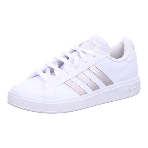 Adidas Grand Court Td Lifestyle Court Casual Shoes, Sneakers Donna, Ftwwht Plamet Ftwwht, 38 Eu