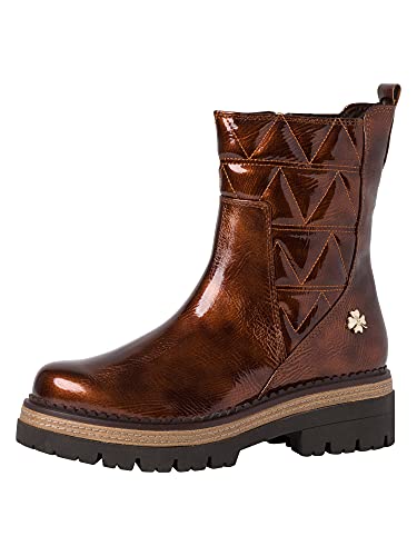 Marco Tozzi Damen 2-2-86421-37 Boot, Barca Donna, Bronce Patent, 39 Eu