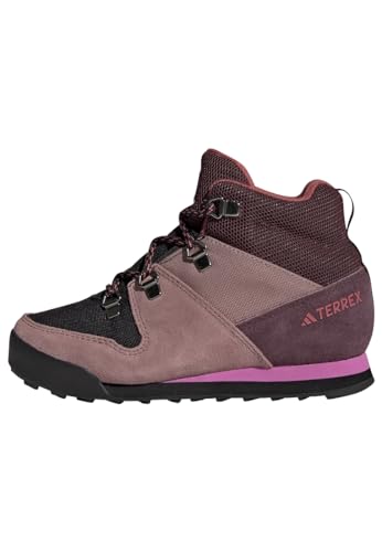 Adidas Terrex Snowpitch Cold.Rdy Winter Shoes, Sneakers Invernali Unisex - Bambini E Ragazzi, Shadow Maroon Wonder Oxide Pulse Lilac, 38 Eu