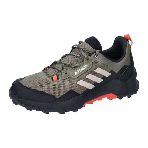 Adidas Terrex Ax4 Hiking Shoes, Scarpe Basse Non Da Calcio Uomo, Olive Strata/Wonder Beige/Core Black, 40 2/3 Eu