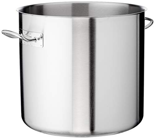 Lacor 8414271039836 Pentola Con Coperchio, 45 Cm, Stainless Steel