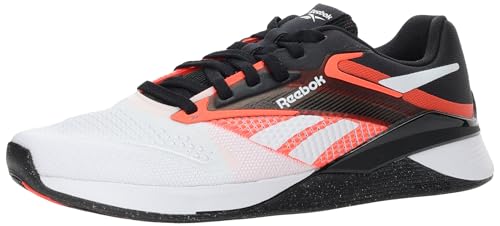 Reebok Nano X4, Sneaker Unisex - Adulto, Black Ftwwht Orgfla, 36 Eu