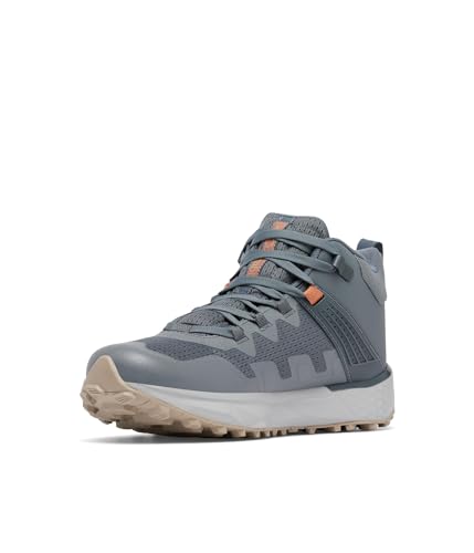 Columbia Men'S Facet 75 Mid Outdry Waterproof Mid Rise Hiking Boots, Grey (Graphite X Canvas Tan), 6.5 Uk