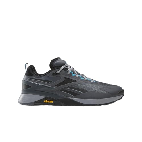 Reebok Nano X3 Adventure, Sneaker Unisex-Adulto, Purgry/Cblack/Bolcya, 41 Eu
