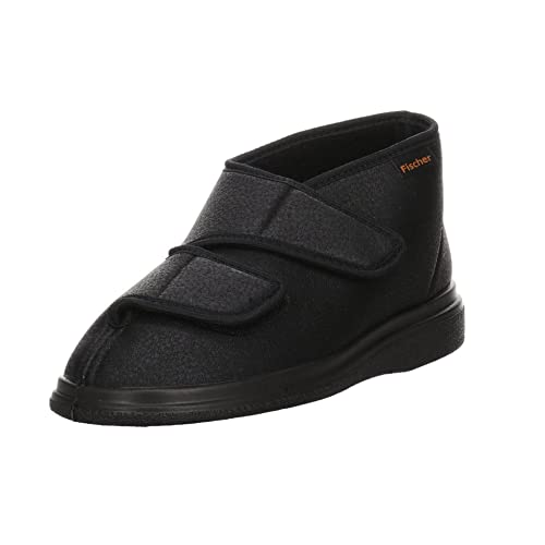 Fischer Senioren 13995, Pantofole Unisex Adulto, Nero, 42