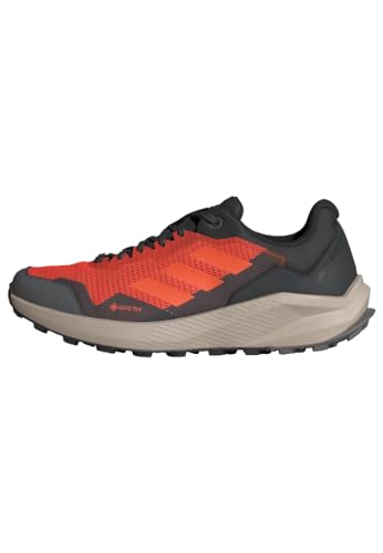 Adidas Terrex Rider Gore-Tex Trail Running Shoes, Scarpe Basse Non Da Calcio Uomo, Orange/Orange/Core Black, 39 1/3 Eu