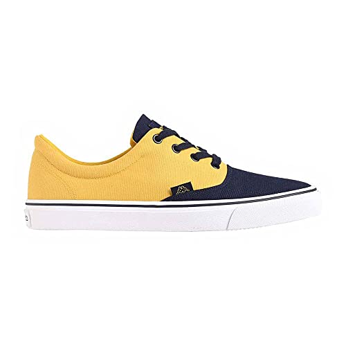 Kappa Nisio, Scarpe Da Ginnastica Uomo, Jaune Bleu Marine, 46 Eu