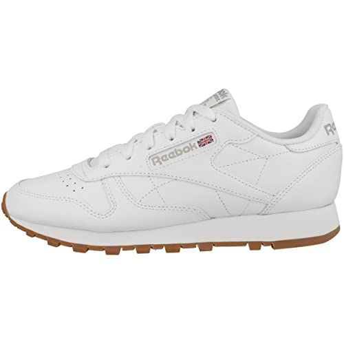 Reebok Classic Leather, Scarpe Da Ginnastica Donna, 35.5 Eu, Ftwwht Pugry3 Rbkg03
