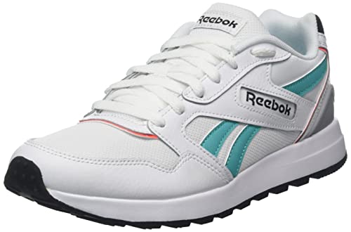 Reebok Gl1000, Sneaker Uomo, Ftwr White Classic Teal Orange Flare, 40 Eu