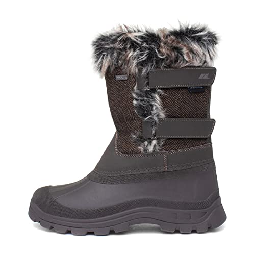 Trespass Brace, Stivali Da Neve Donna, Marrone (Peat), 37 Eu