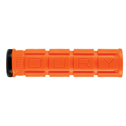 Manopole Lizard Skins Oury V2, Arancio, C/Anello Di Blocco, Blaze Arancione, 22.9 X 10.2 X 5.1 Cm