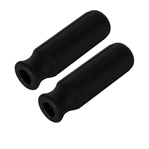 Roberto Sport Calcio Balilla, New Champ- Traditional-Export-Summer-Summer Free Coppia Manopole Export Colore Nero Per Aste Diametro Mm.18.