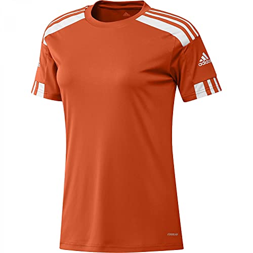 Adidas Squadra 21 Short Sleeve Jersey T-Shirt, Team Orange/White, Xl Donna