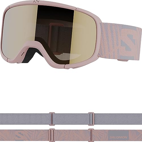 Salomon Lumi Access, Occhiali Sci Snowboard Bambini: Calzata E Comfort Adatti Ai Bambini, Più Comfort Per Gli Occhi, E Durabilità, Arancione, Senza Ta