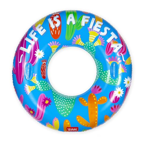 Legami - Ciambella Gonfiabile Per Piscina, Maxi Ciambellone Per Ragazzi E Adulti, Accessorio Gonfiabile Mare Spiaggia, Sostiene Fino A 80 Kg, Ciambell