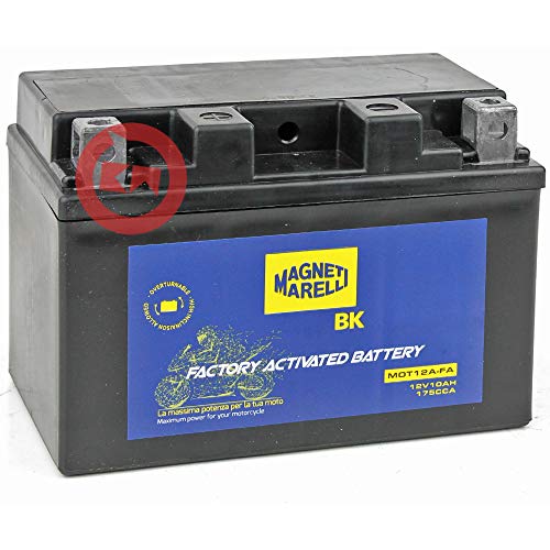 Magneti Marelli 8058045043669, Batteria Mot12A Sigillata Precaricata Unisex Adulto, Multicolore, Taglia Unica