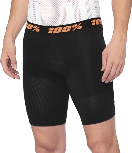 100% Mtb Wear Pantaloncini Crux, Nero-30 Tuta Da Ginnastica, Nero, M Unisex-Adulto