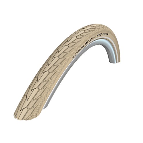 Schwalbe Road Cruiser, Copertone Unisex Adulto, Crema/Verde, 42-622 C/C+Rt Hs484 Sbc 50Epi