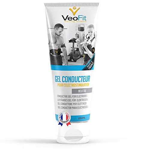 Veofit- Gel Conduttore Elettrostimolazione 250Ml, Gel Per Elettrostimolatore Ems, Tens, Elettrodi Elettrostimolatori, Gel Pad – Migliora L’Aderenza De