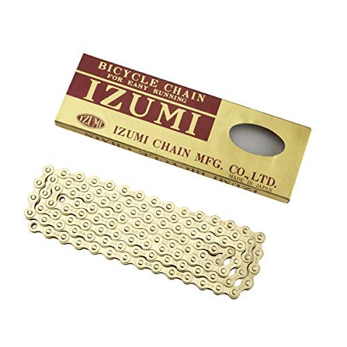 Izumi Track/Fixed Gold, Pista Standard/Catena Fissa 1/8 X 1/2 (116 Maglie) Unisex-Adulto, Oro, Taglia Unica