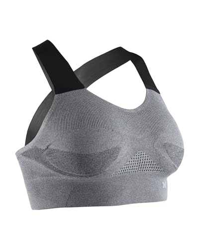 X Bionic X-Bionic Energizer 4.0 Sports Bra Reggiseno Sportivo Donna Training Fitness, Donna, Pearl Grey Melange, Xs