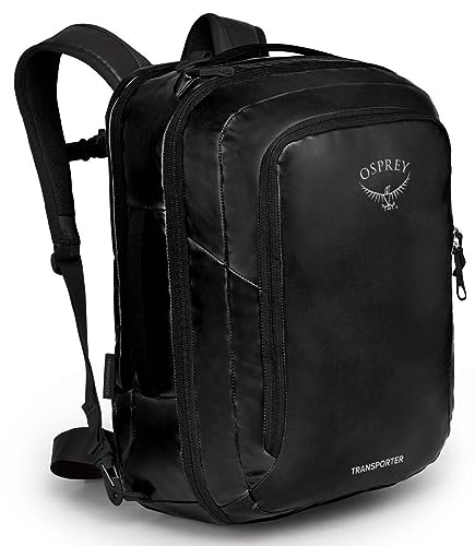 Osprey Transporter Global Carry-On Borsone Da Viaggio, Unisex, Black, O/S