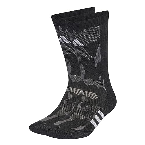 Adidas Ib3330 Trg Grf Sock 1P Calzini Unisex Adulto Black/Grey Six/White Taglia M