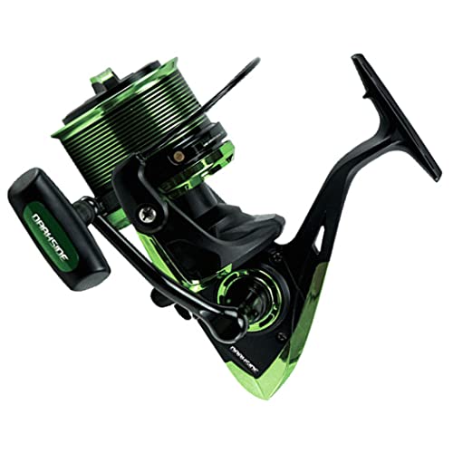 Maver Darkside 10000, Mulinello Surfcasting Mare Con Corpo In Grafite, Mulinello Pesca Frizione Regolabile, Mulinello Surfcasting Impugnatura Ergonomi