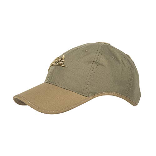 Helikon-Tex Cap-Polycotton, Berretto Con Logo In Policotone Ripstop, Verde Adattivo Unisex Adulto, Multicolore, Universale