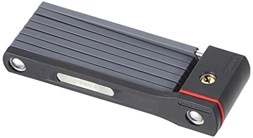 Abus Bordo Ugrip 5700K Sh Serratura Pieghevole Con Staffa - Serratura Per Bicicletta Barre Spesse 5 Mm Livello Di Sicurezza 7-80 Cm Nero