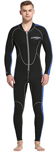 Cressi Lido Man Monopiece Wetsuit 2 Mm, Muta Monopezzo Senza Cappuccio Per Snorkeling, Nuoto E Sport Acquatici, In Neoprene Ultra Stretch 2 Mm Uomo, N
