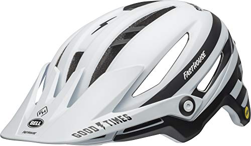 Bell 768686165207, Casco Unisex Adulto, Bianco E Nero, M