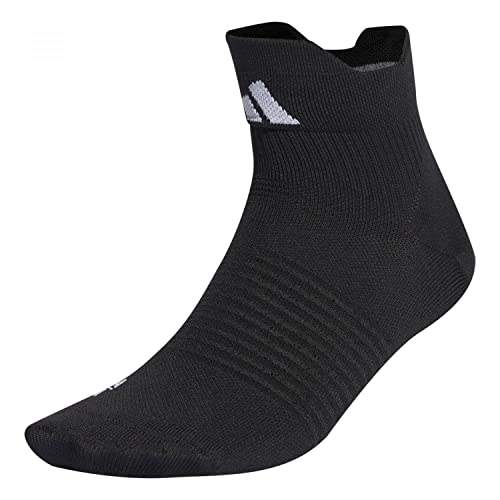 Adidas, Performance Designed For Sport Ankle Socks, Calzini, Nero Bianco, S, Unisex-Adult