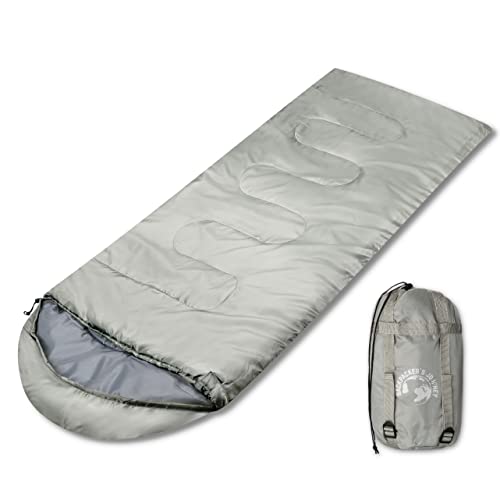 Backpacker'S Journey Sacco A Pelo 3-4 Stagioni (Solo 1,4 Kg) In Formato Pack Comprimibile. Sacco A Pelo Outdoor Leggero Per Uomini E Donne. Ideale Per