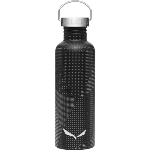 Salewa Aurino Stainless Steel 1,0L Bottle, Black Out/Dots, Uni