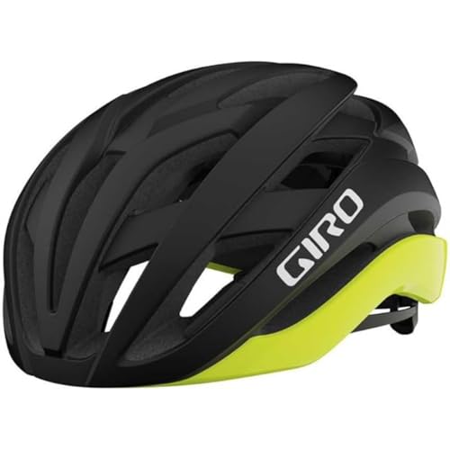 Giro Cielo Mips, Caschi Unisex-Adulto, Matte Black/Highlight Yellow, L