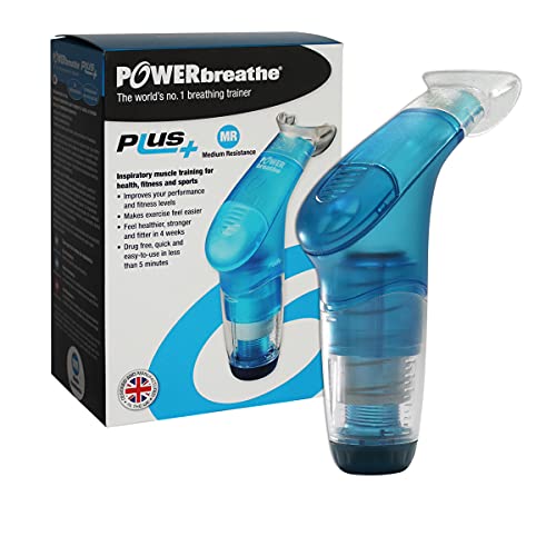 Powerbreathe Fitness Plus - Inspiratory Muscle Training For Health And Fitness Blu