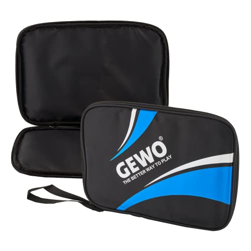 Gewo Unisex - Adulti Master Tavolo Da Ping Pong Singolo, Nero/Blu Royal, 32 X 23 X 2 Cm