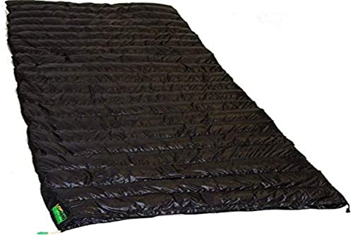 Lowland Outdoor, Sacco A Pelo Ultra Compatto 0, Con Piume, 210 X 80 Cm, Nero