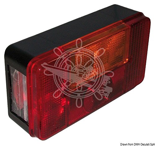 Osculati Fanale Posteriore Dx 5 Funzioni 4 Lampadine