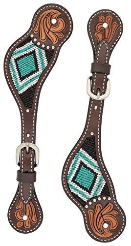 Turquoise Cross Cinghie Sperone Da Donna Con Perline Turchesi
