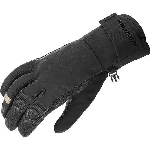 Salomon Qst Gore-Tex, Guanti Sci Snowboard Escursionismo Corsa Unisex: Protezione Meteo, Resistenza Al Uso, E Calore Prolungato, Nero, Xs