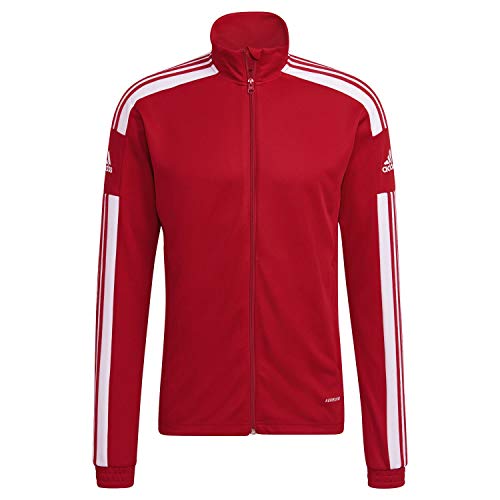 Adidas Squadra 21 Training Track Tracksuit Jacket Giacca, Team Power Red/White, S Unisex - Adulto