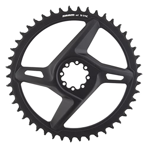 Sram Road Rival X-Sync, Corona Unisex Adulto, Nero, 46 Denti