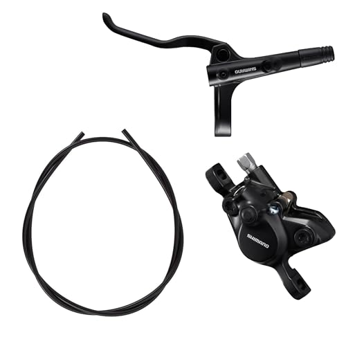 Shimano Non-Series Mtb - Pinza Freno A Disco Idraulico + Leva Freno A Disco Idraulico, Br-Mt200 / Bl-Mt200, Colore: Nero, Montaggio Posteriore Lato Si