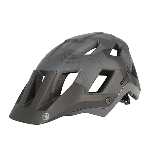 Endura Hummvee Plus Mips Ciclismo Casco Per Uomo, Grey Camo, S-M