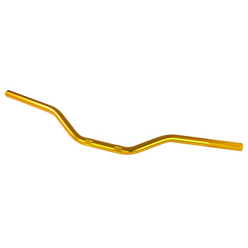Manubrio Alluminio Moto Atv Scooter Piega Bassa 22 Mm Universale Oro
