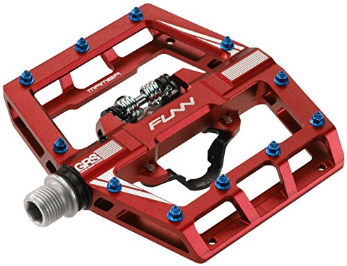 Funn Funn Mamba Pedali Mtb Clipless, Pedali Per Mountain Bike Con Clip Su Un Solo Lato, Compatibili Con Tacchetti Spd, Pedali Per Bicicletta Con Asse